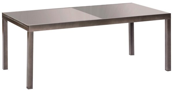 Gardenson Raztegljiva Vrtna Miza Ambia, Aluminij, Steklo, 150-220x90