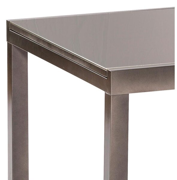 Gardenson Raztegljiva Vrtna Miza Ambia, Aluminij, Steklo, 150-220x90