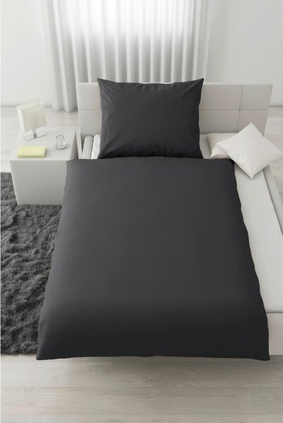 Modern Living Posteljnina Stone Washed Uni, Antracit, 60/80, 140/200
