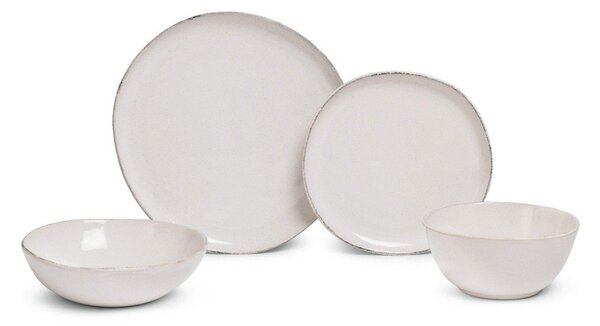 Lončen jedilni servis 24 ks Snow Heart – Bonami Essentials