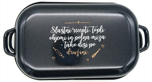 Pekač s pokrovom 30 x 20 cm "DRUŽINA"