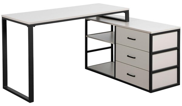 KOTNA PISALNA MIZA kovina, leseni material črna, kašmir