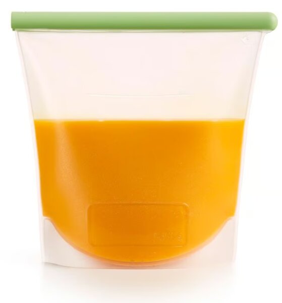 Vrečka silikonska za shranjevanje hrane - 1,5l