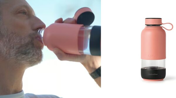 Steklenica za vodo 0,5l - Koralna
