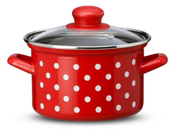 Kozica visoka s steklenim pokrovom NOSTALGIJA - 2l (16cm)