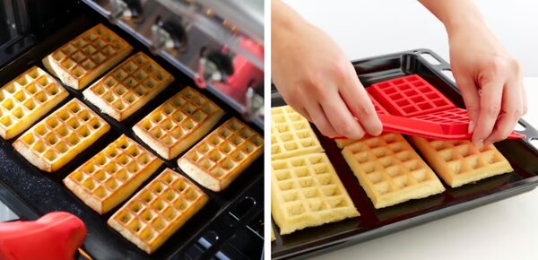 8 slastnih vafljev naenkrat. Model za vaflje