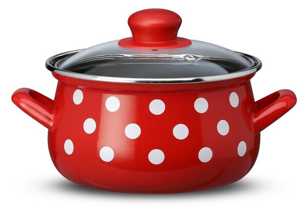 Trebušasta kozica s pokrovom - 1,5l (14cm)