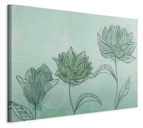 Artgeist Slika Na Platnu Three Flowers