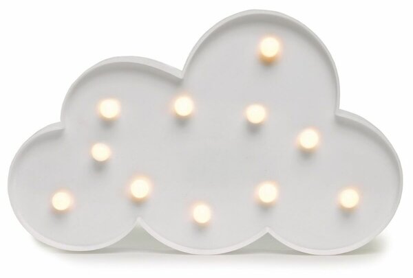 LED otroška svetilka CLOUD, 29,5 cm