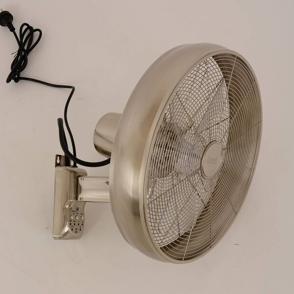 Stenski ventilator Beacon Breeze v kromovi barvi/čisti Ø 41 cm tiho