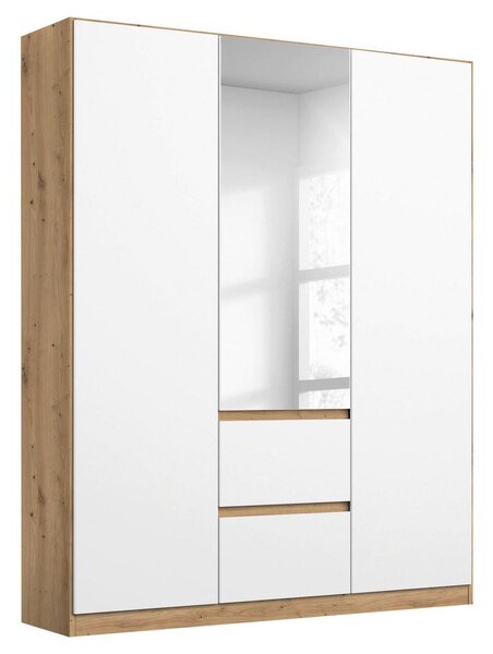 Modern Living Omara S Klasičnimi Vrati Nidda, Bela, Barva Hrasta