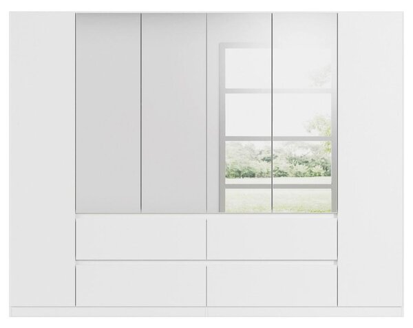 Modern Living Omara S Klasičnimi Vrati Mainz, Bela