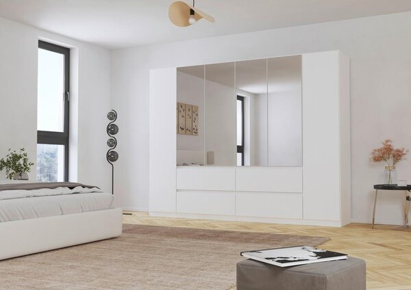 Modern Living Omara S Klasičnimi Vrati Mainz, Bela