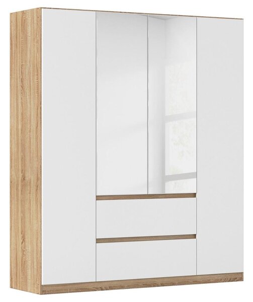Modern Living Omara S Klasičnimi Vrati Mainz, Bela, Barva Hrasta