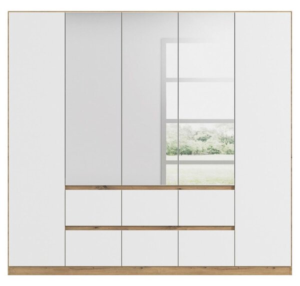 Modern Living Omara S Klasičnimi Vrati Mainz, Bela, Barva Hrasta