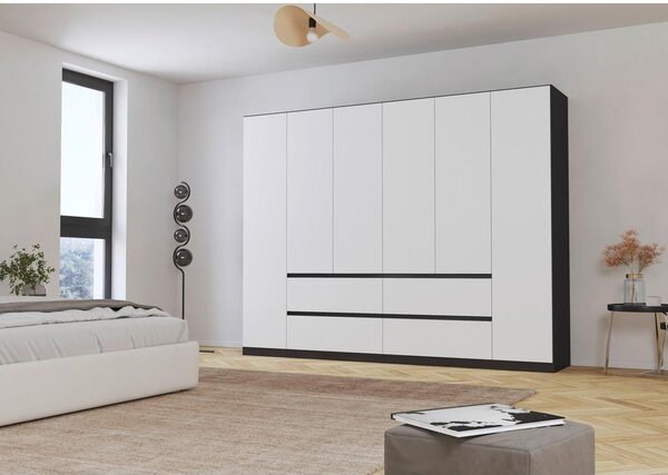 Modern Living Omara S Klasičnimi Vrati Mainz, Bela, Siva