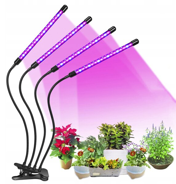 80 UV LED svetilka za rast rastlin 36W USB 3 načini delovanja