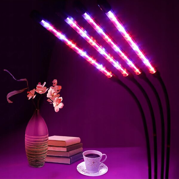 80 UV LED svetilka za rast rastlin 36W USB 3 načini delovanja