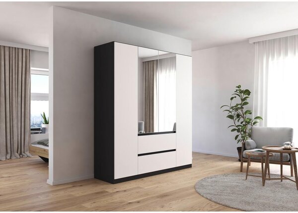 Modern Living Omara S Klasičnimi Vrati Mainz, Bela, Siva