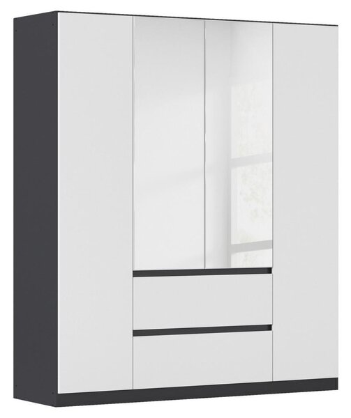 Modern Living Omara S Klasičnimi Vrati Mainz, Bela, Siva