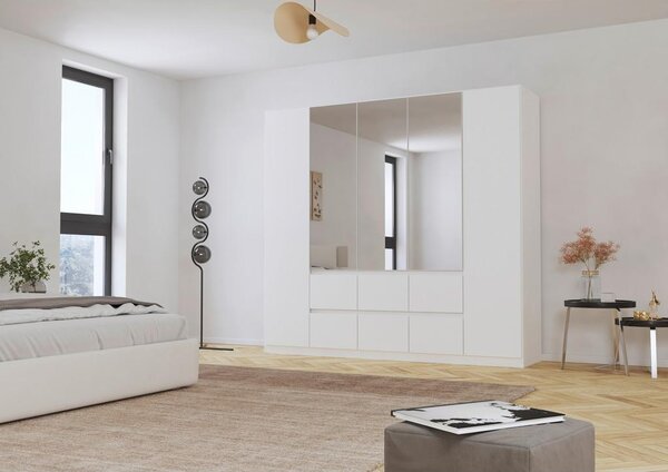Modern Living Omara S Klasičnimi Vrati Mainz, Bela