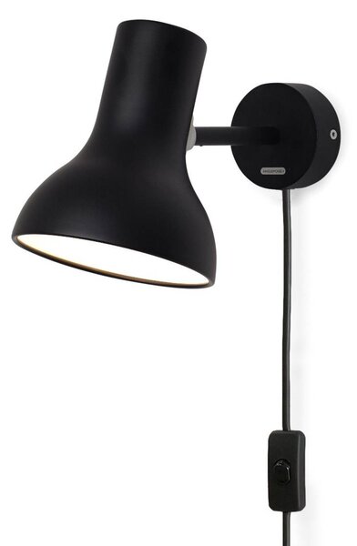 Anglepoise Type 75 Mini Wall z vtičem črna