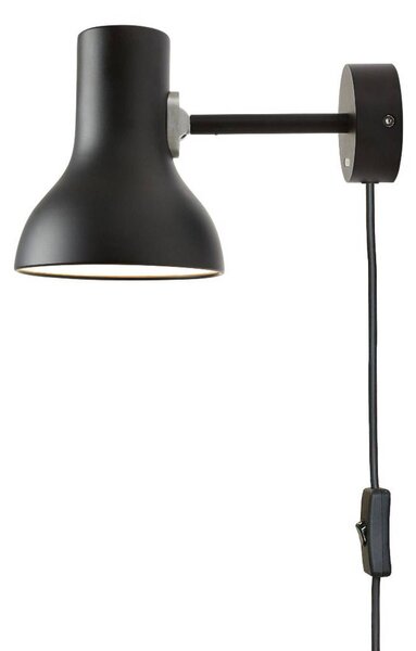 Anglepoise Type 75 Mini Wall z vtičem črna