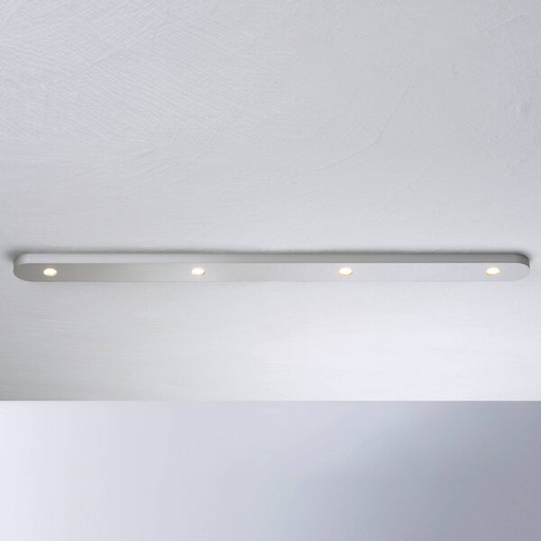 Bopp Close LED stropna svetilka, štiri-svetlobna, aluminij