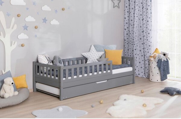Livetastic Postelja Lou, 100x200cm, 2x Letveno Dno, Brez Vzmetnice