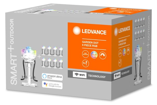 LEDVANCE SMART+ WiFi Garden Dot LED spot 9-delni komplet