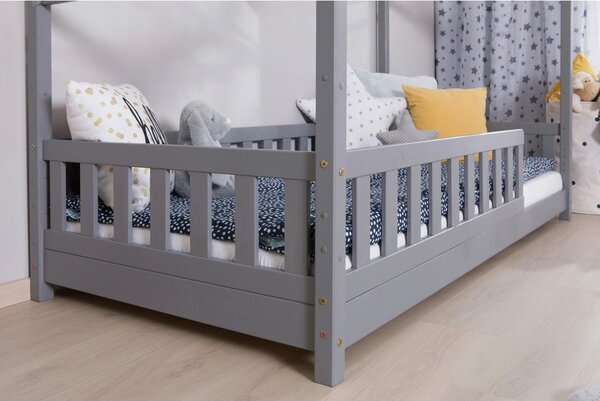 Livetastic Postelja Lou, 90x200cm, 1x Letveno Dno, Brez Vzmetnice