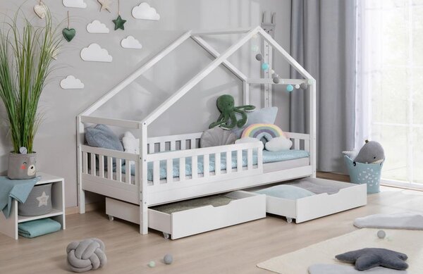 Livetastic Postelja Lou, 90x200cm, 1x Letveno Dno, Brez Vzmetnice