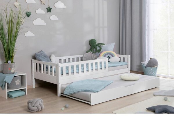 Livetastic Postelja Lou, 90x200cm, 2x Letveno Dno, Brez Vzmetnice