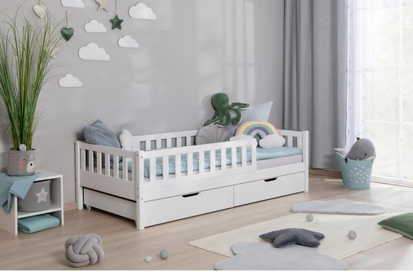 Livetastic Postelja Lou, 90x200cm, 1x Letveno Dno, Brez Vzmetnice