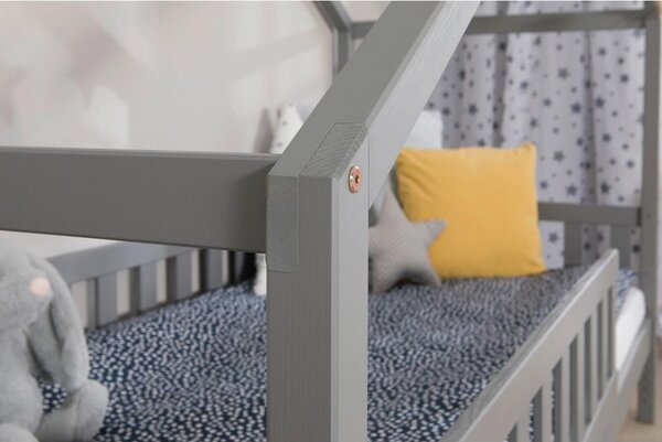 Livetastic Postelja Lou, 90x200cm, 2x Letveno Dno, Brez Vzmetnice