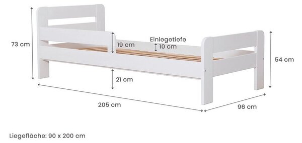 Livetastic Postelja Bennet, 90x200cm