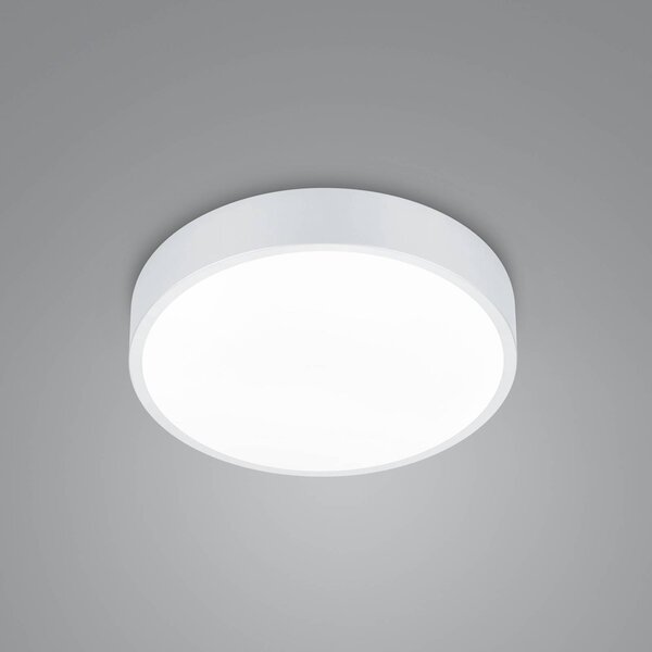 LED stropna svetilka Waco, CCT, Ø 31 cm, bela mat