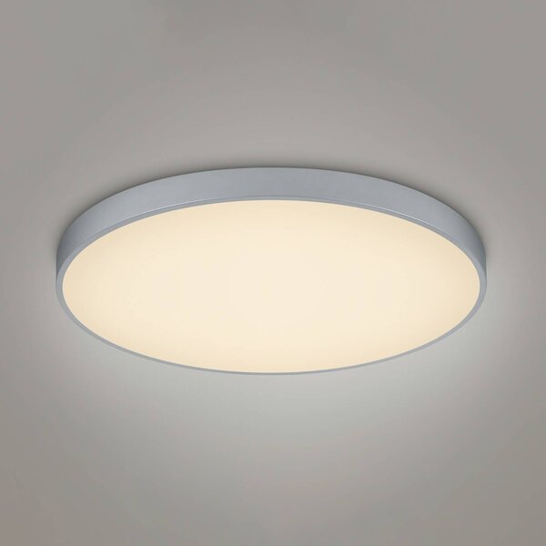 LED stropna svetilka Waco, CCT, Ø 75 cm, titan