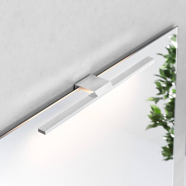 Svetlobno ogledalo LED Triga IP44, krom, 40 cm, 3.000 K