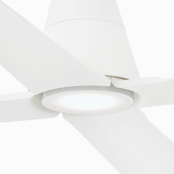 Stropni ventilator Typhoon M LED svetloba IP44 bela