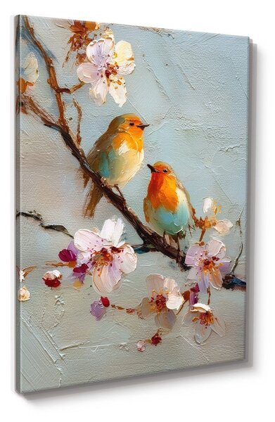 Tiskana slika z okvirjem 60x80 cm Robins – Styler