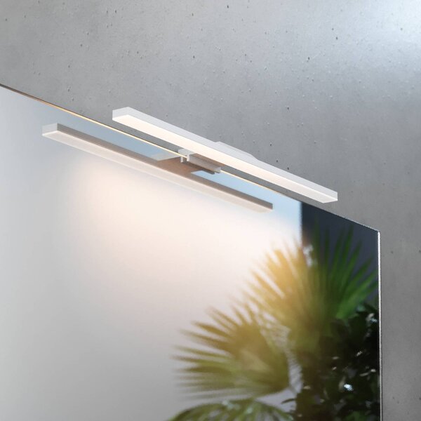 Svetlobno ogledalo LED Triga, IP44, belo, 40 cm, 3.000 K