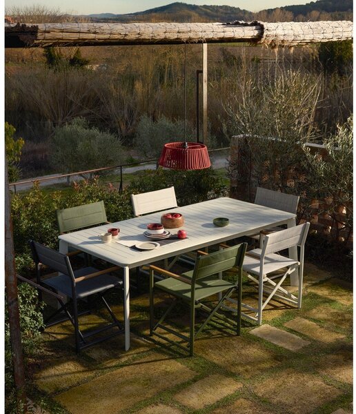 Kovinska vrtna miza 100x205 cm Brela – Kave Home