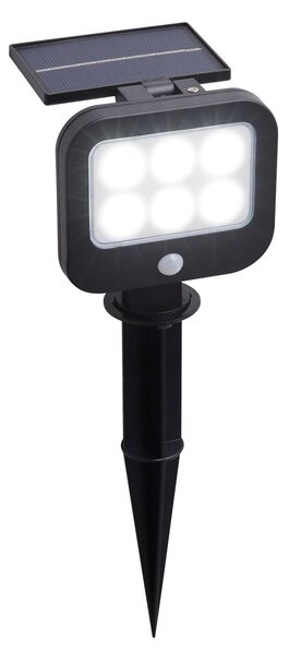 LED solarni zemeljski trn 67424BK-PIR, detektor gibanja