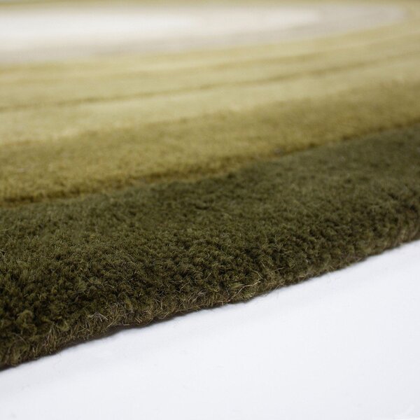 Zelena ročno tkana volnena preproga 160x230 cm Puddle Ombre – Flair Rugs