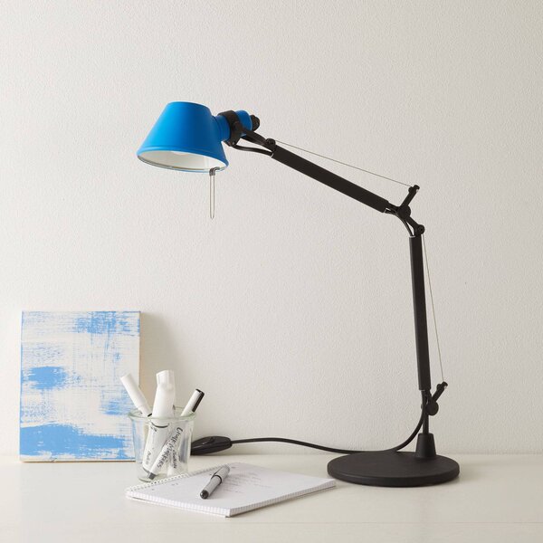 Artemide Tolomeo Micro Bicolour miza črna/modra