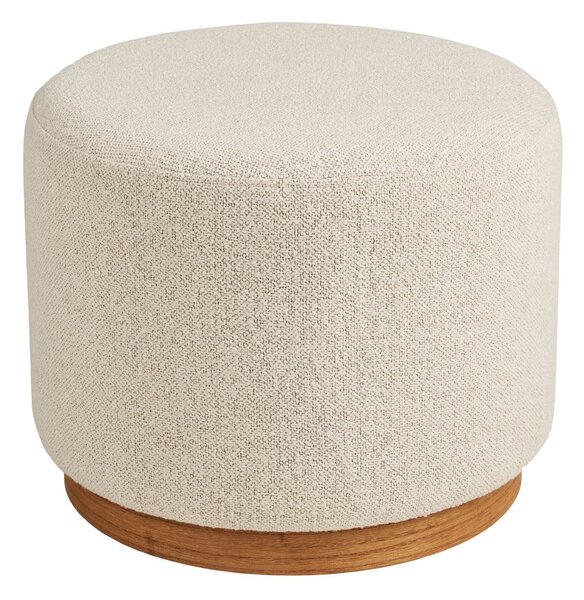 Bež tabure iz tkanine bouclé Daisy – House Nordic