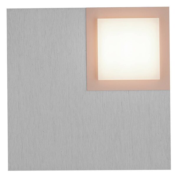 BANKAMP Quadro LED stropna svetilka 8W srebrna