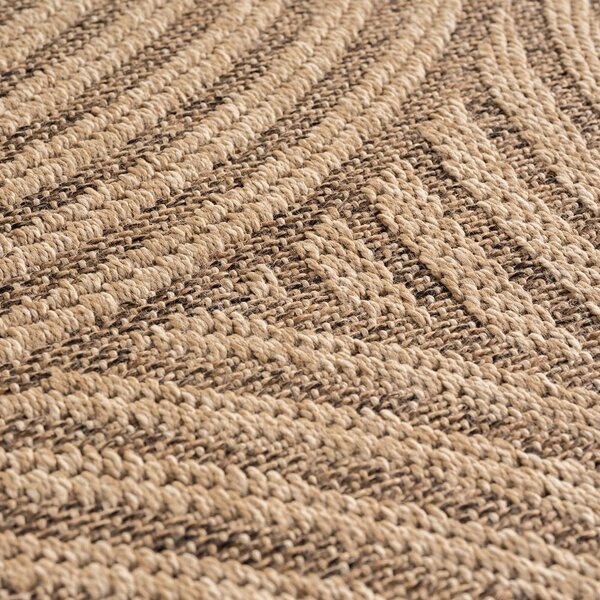 Rjav zunanji in notranji tekač 80x250 cm Timber 1401 – Ayyildiz Carpets