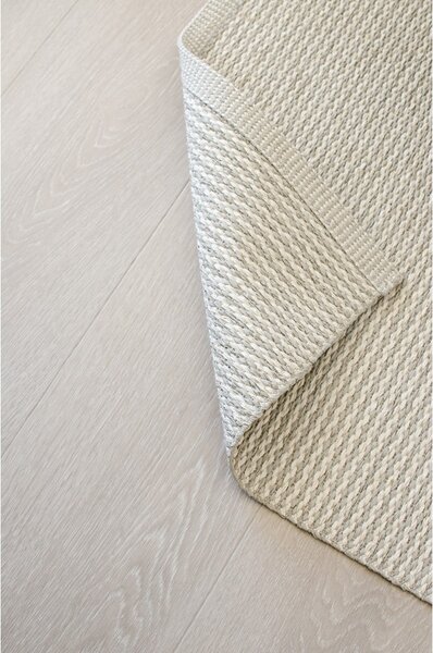 Kremno bel zunanji in notranji tekač 60x250 cm Mono Linen Vanilla – Pappelina